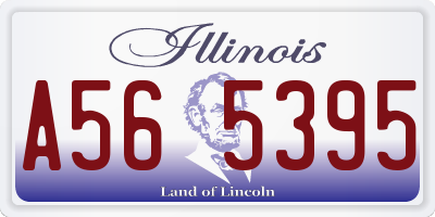IL license plate A565395