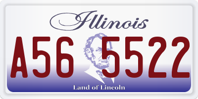 IL license plate A565522