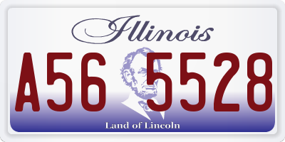IL license plate A565528