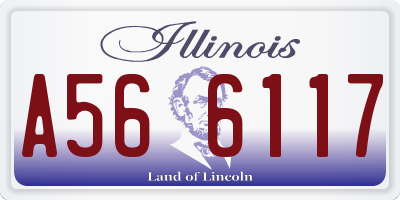 IL license plate A566117