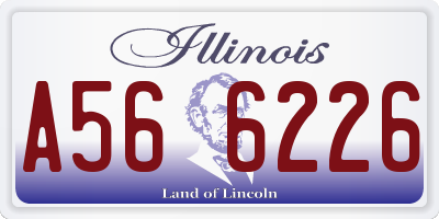 IL license plate A566226