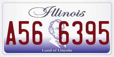 IL license plate A566395