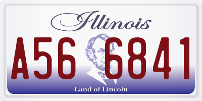 IL license plate A566841