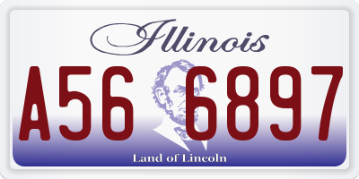IL license plate A566897