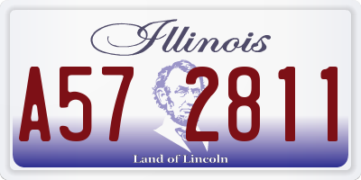 IL license plate A572811