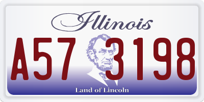 IL license plate A573198