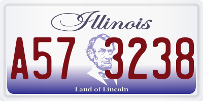 IL license plate A573238