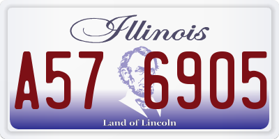 IL license plate A576905