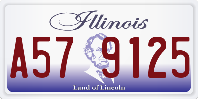 IL license plate A579125