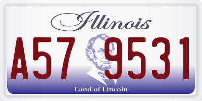 IL license plate A579531