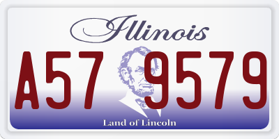 IL license plate A579579