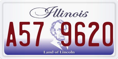 IL license plate A579620