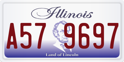 IL license plate A579697