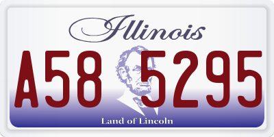 IL license plate A585295