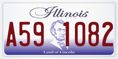 IL license plate A591082