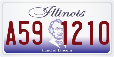 IL license plate A591210