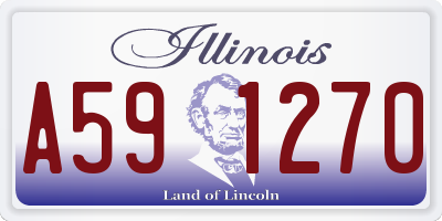 IL license plate A591270