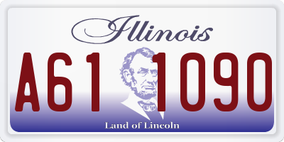 IL license plate A611090