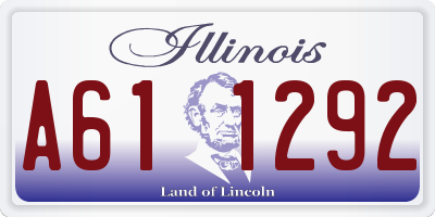 IL license plate A611292