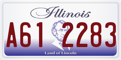IL license plate A612283