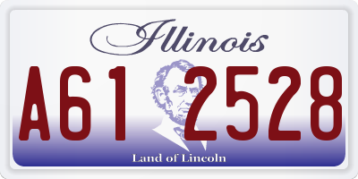 IL license plate A612528