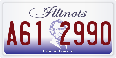 IL license plate A612990