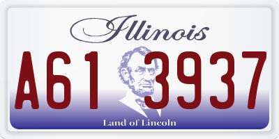 IL license plate A613937