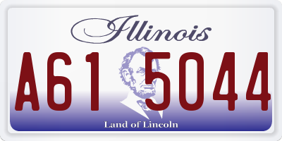 IL license plate A615044