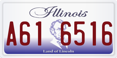 IL license plate A616516