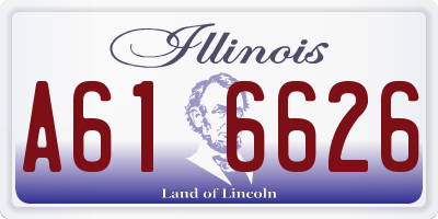 IL license plate A616626