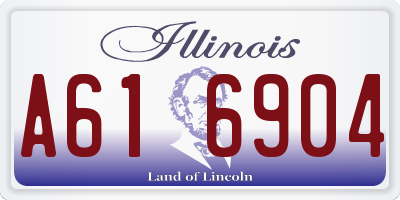 IL license plate A616904