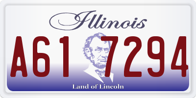 IL license plate A617294