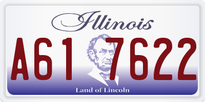 IL license plate A617622