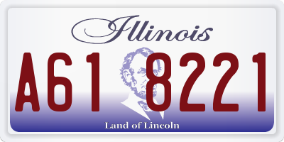 IL license plate A618221