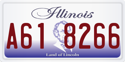 IL license plate A618266