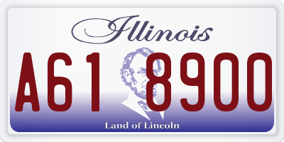 IL license plate A618900