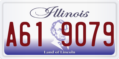 IL license plate A619079