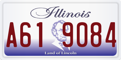 IL license plate A619084