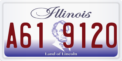 IL license plate A619120