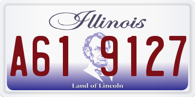 IL license plate A619127