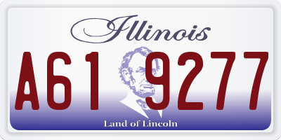 IL license plate A619277