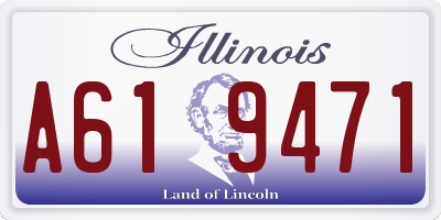 IL license plate A619471