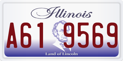 IL license plate A619569