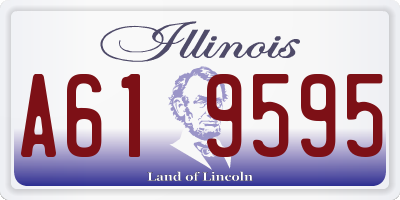 IL license plate A619595