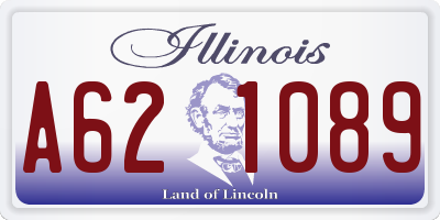 IL license plate A621089