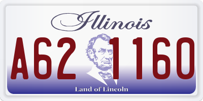 IL license plate A621160