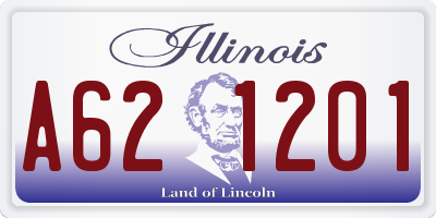 IL license plate A621201