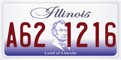 IL license plate A621216