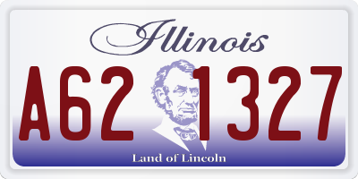IL license plate A621327