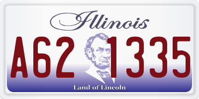 IL license plate A621335